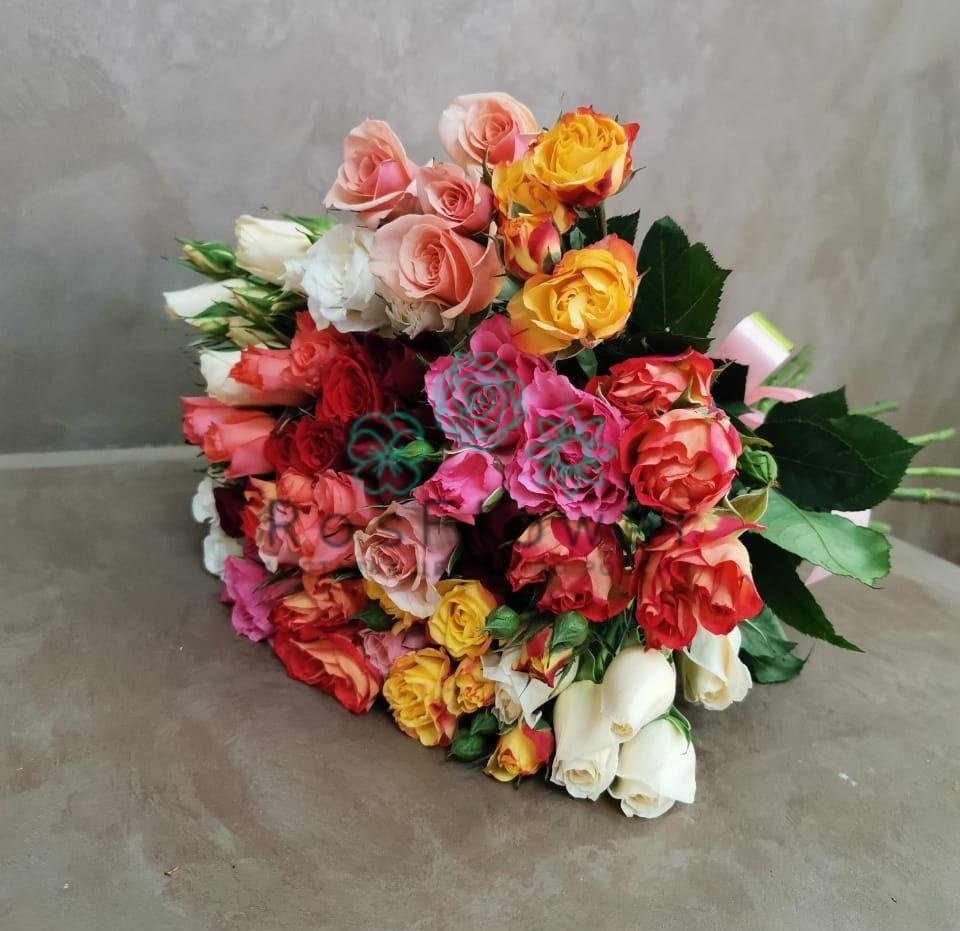 Букет цветов из: Розы в Удобный