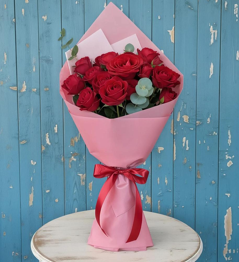 Букет цветов из: Розы в Удобный