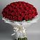 Букет 101 Красная роза Блэк Мэджик в Удобный