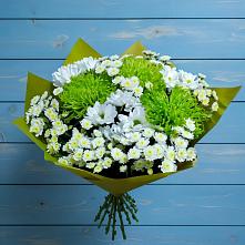 Букет цветов из:  Хризантемы #REPLACE_PRED# Удобный