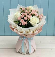 Букет цветов из:  Розы в Удобный