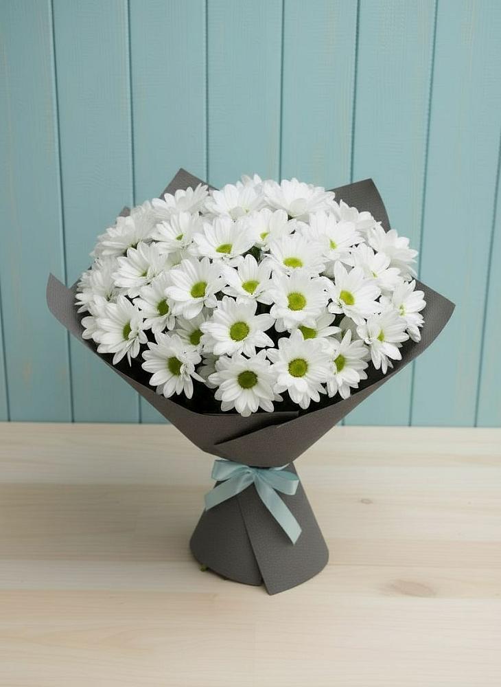 Букет цветов из: Хризантемы в Удобный