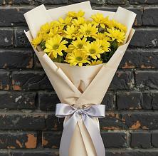 Букет цветов из:  Хризантемы в Удобный
