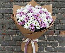 Букет цветов из:  Хризантемы в Удобный