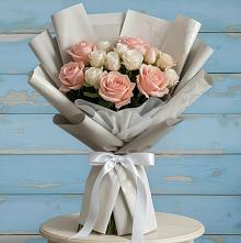 Букет цветов из:  Розы #REPLACE_PRED# Удобный
