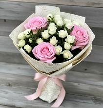 Букет цветов из:  Розы в Удобный