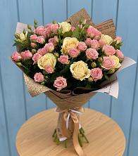 Букет цветов из:  Розы в Удобный