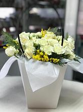 Цветочная композиция из Розы  в Удобный