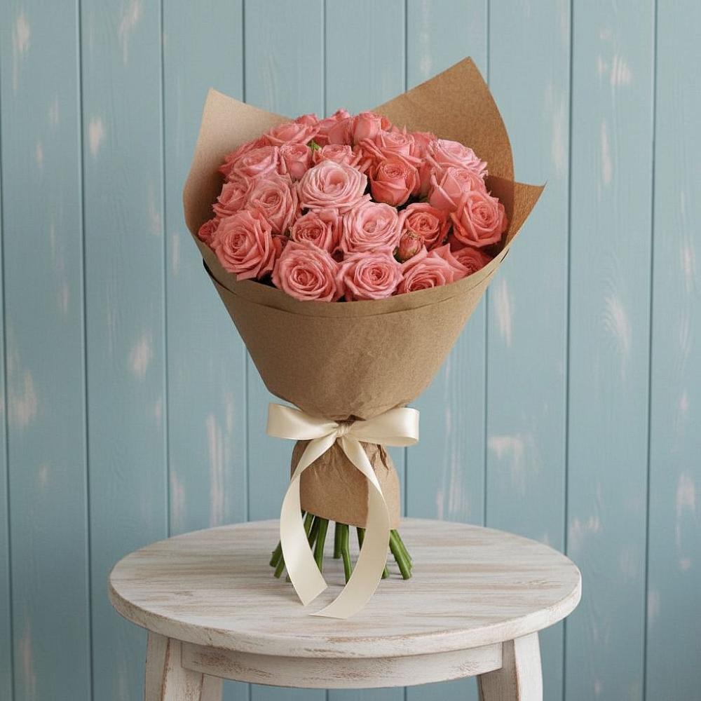 Букет цветов из: Розы в Удобный