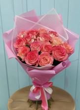 Букет 15 Розовых роз Равель #REPLACE_PRED# Удобный