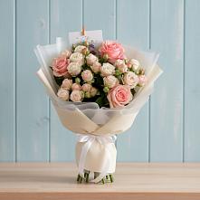 Букет цветов из:  Розы в Удобный