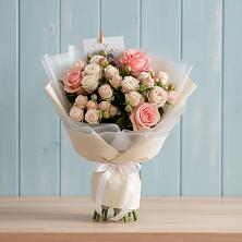 Букет цветов из:  Розы в Удобный