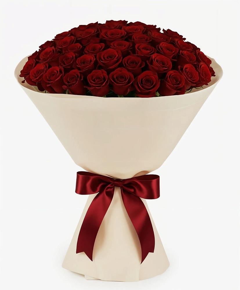 Букет 101 Бордовая роза Блэк Бакарра в Удобный