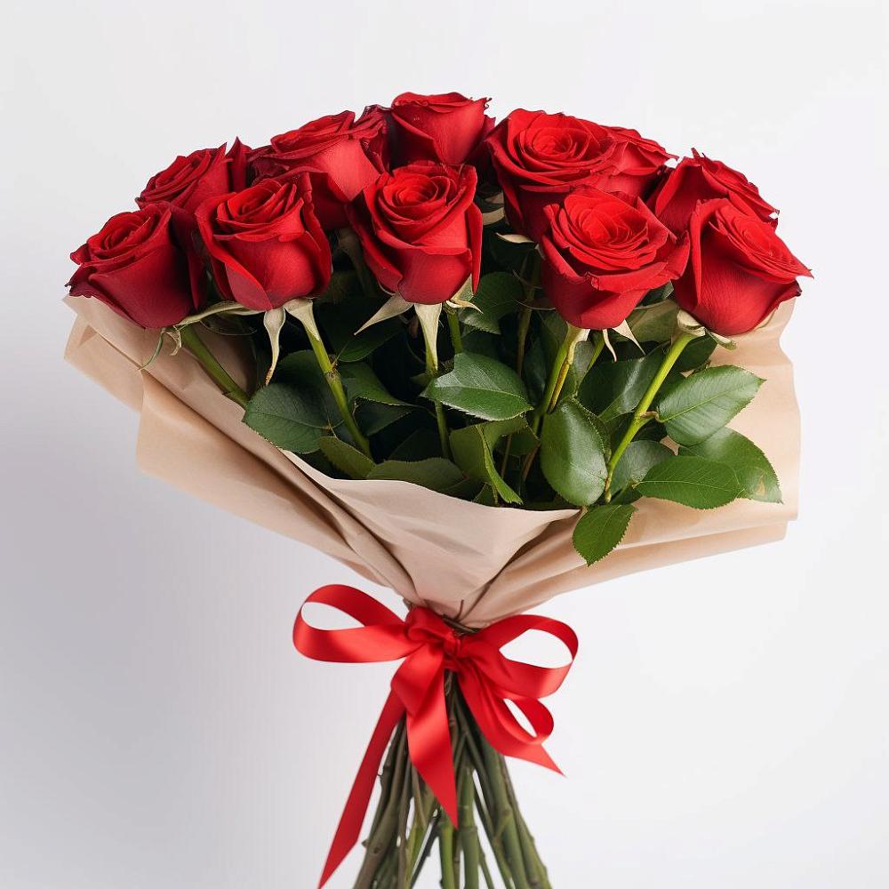 Букет 11 Красных роз Эдлесс Лав в Удобный