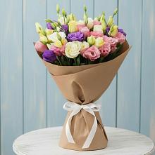 Букет цветов из:  Лизиантусы #REPLACE_PRED# Удобный